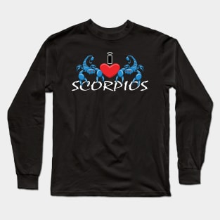 I Heart Scorpios Long Sleeve T-Shirt